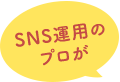 SNS運用のプロが